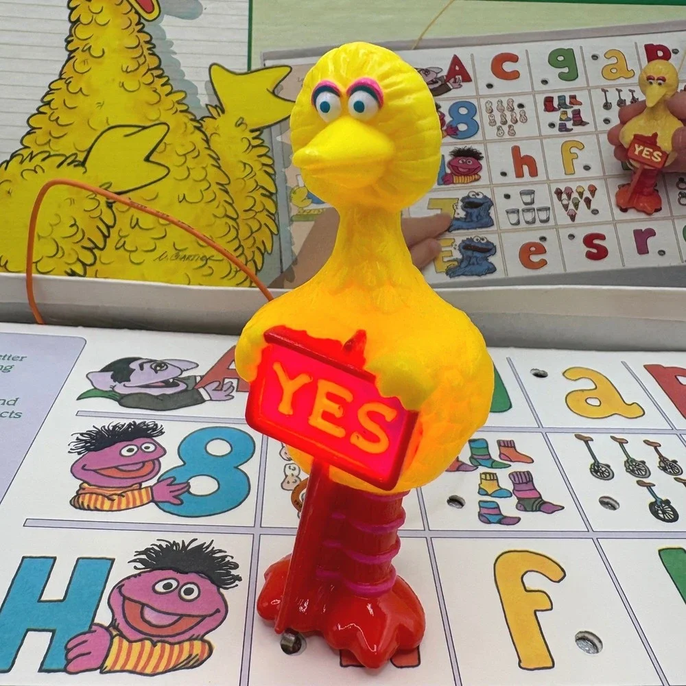 Vtg‎ 1986 Milton Bradley Sesame Street Light & Learn Big Bird Game 4734 Tested